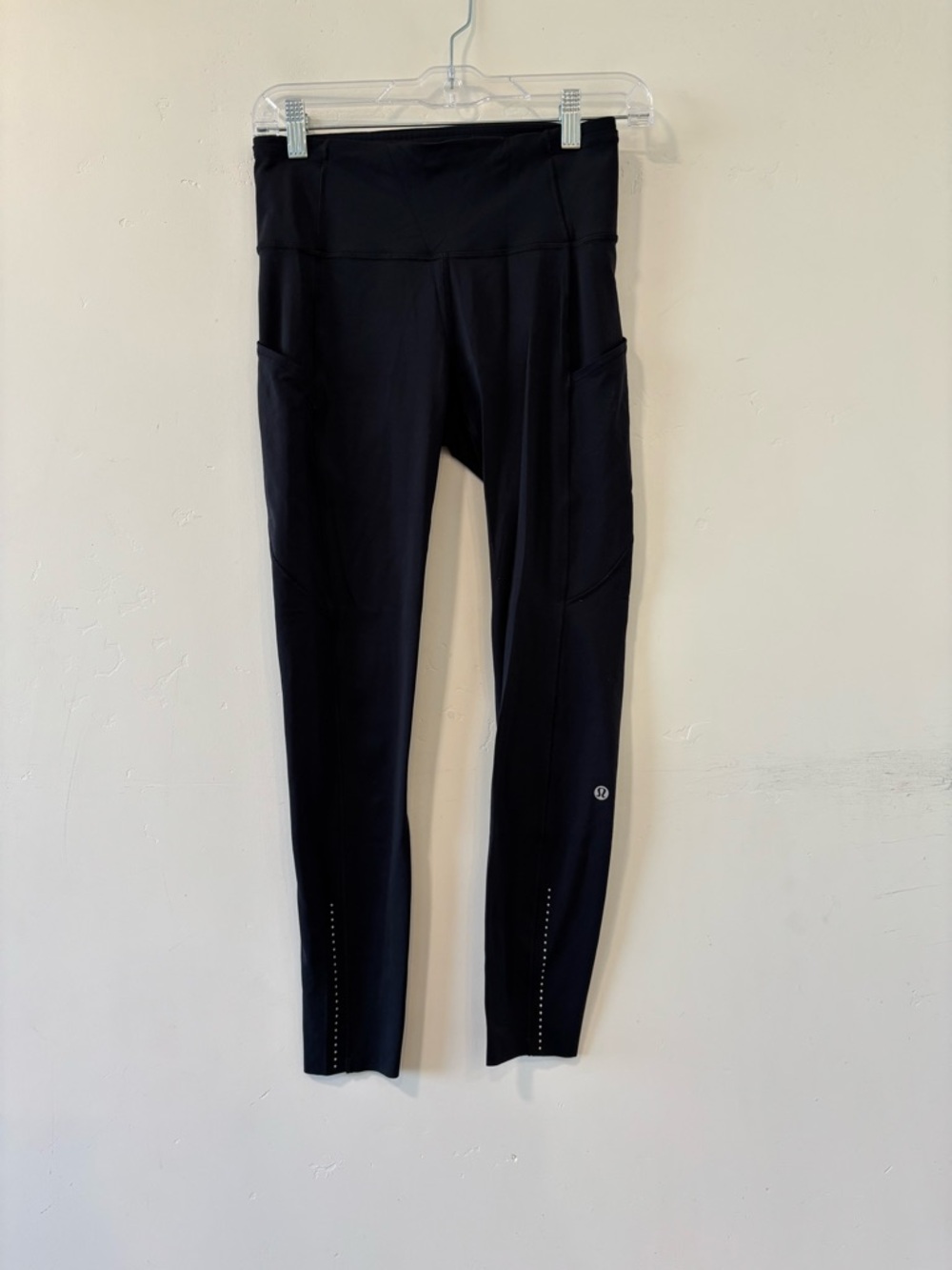 lululemon athletica Black High-Rise Leggings with Side Pockets